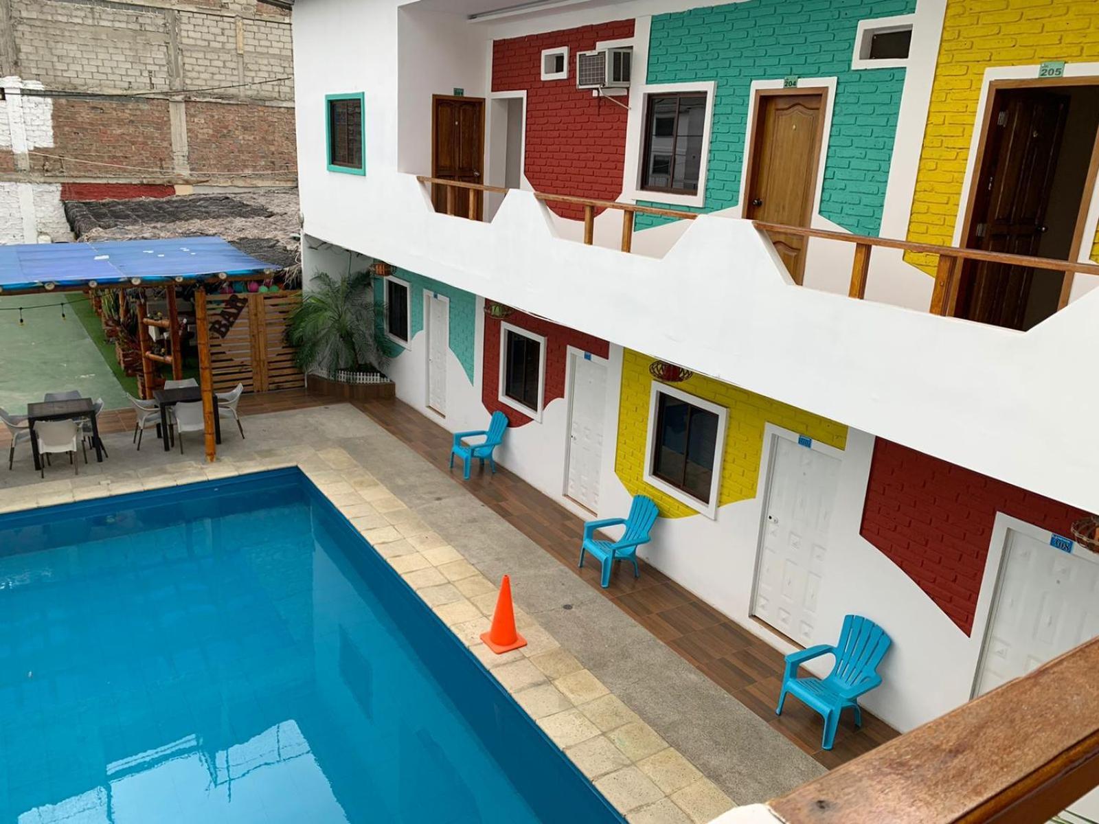 Hostal Las Velas Hotel Manta Exterior photo
